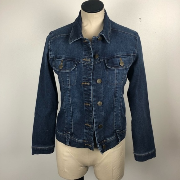 Lee Jackets & Blazers - Lee Perfect Fit Jean Jacket Dark Wash Small